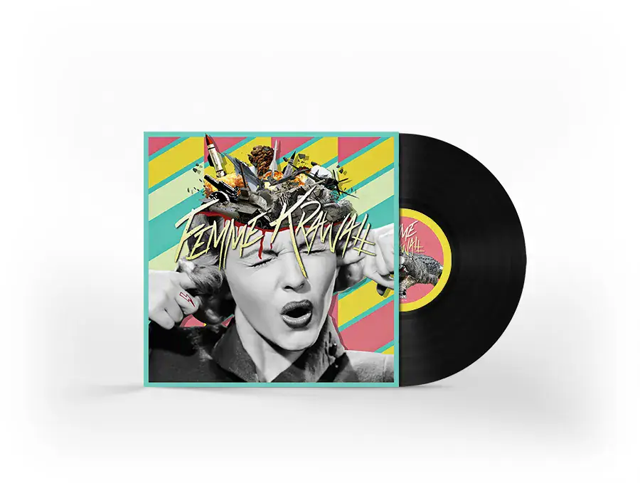 Femme Krawall – st LP Artwork