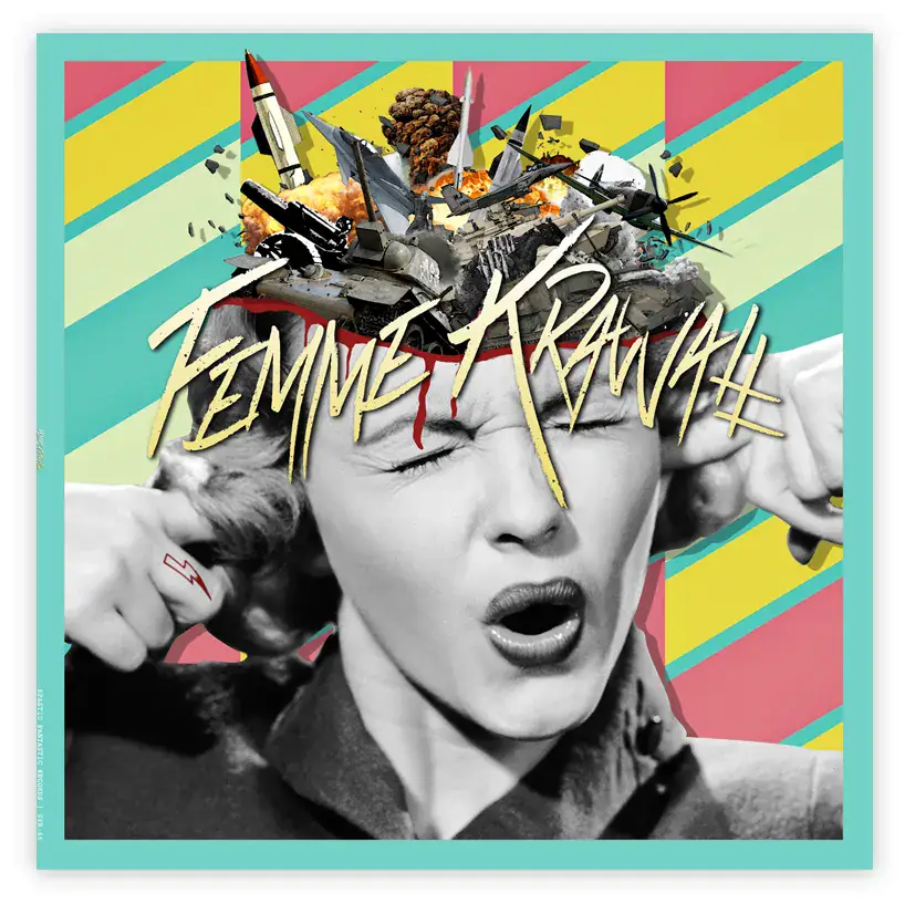Femme Krawall – st LP Artwork