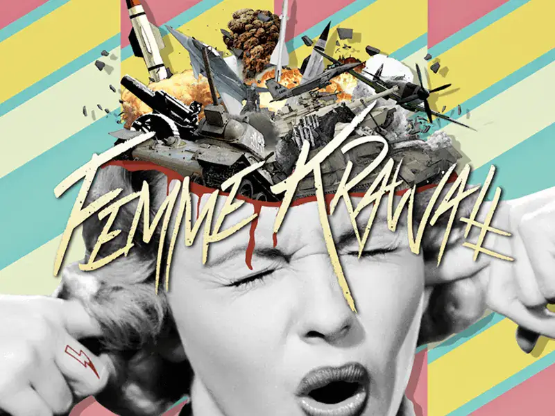 Femme Krawall – st LP Artwork